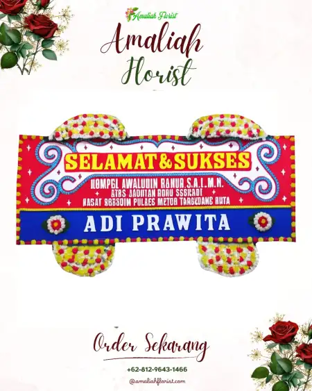 Papan Bunga Ucapan Selamat Toto Wonodadi